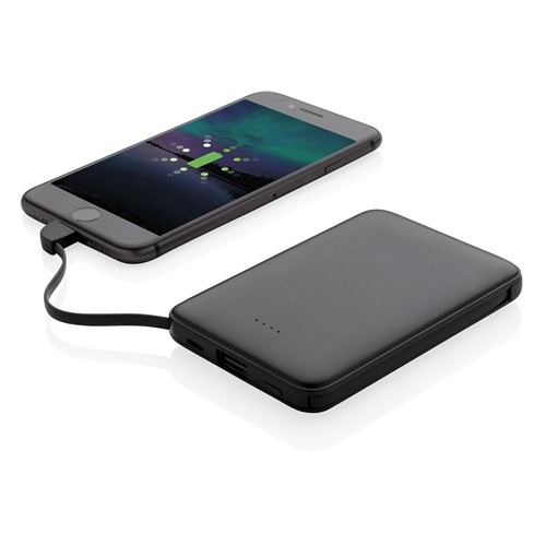 Batterie de secours 5000 mAh avec câbles intégrés - 3