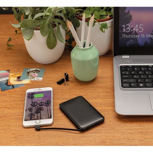 Batterie de secours 5000 mAh avec câbles intégrés - 9
