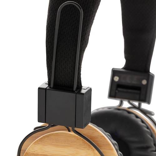 Casque audio sans fil en bambou - 8