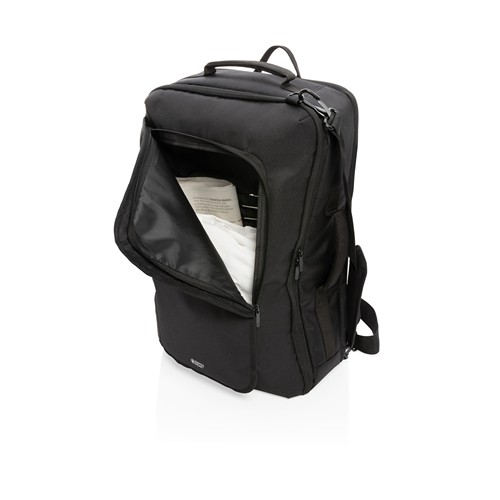 black Mochila de viaje convertible Swiss Peak sin PVC