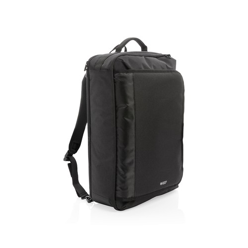 black Mochila de viaje convertible Swiss Peak sin PVC