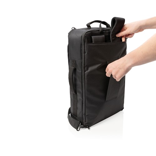 black Mochila de viaje convertible Swiss Peak sin PVC