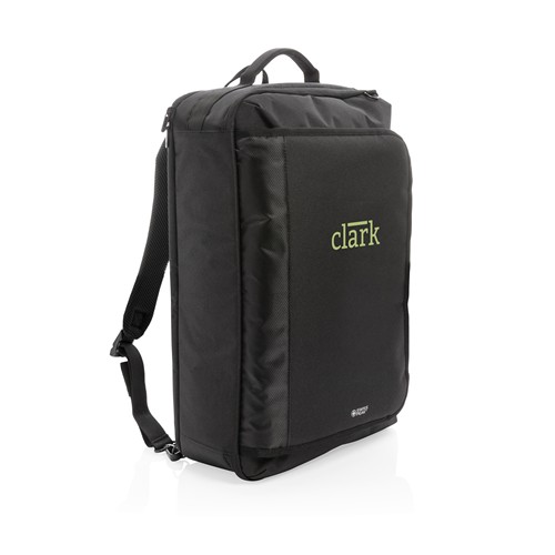 black Mochila de viaje convertible Swiss Peak sin PVC
