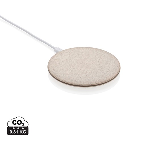 Chargeur à induction 5W en fibre de paille - 1