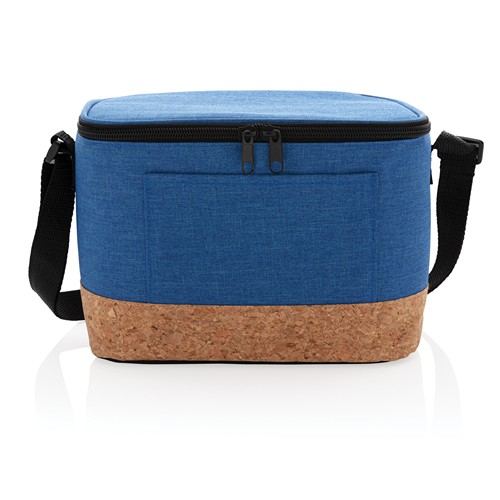 blue Bolsa y nevera bicolor con detalle de corcho