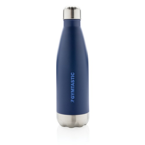 Botella de acero inoxidable aislada al vacío