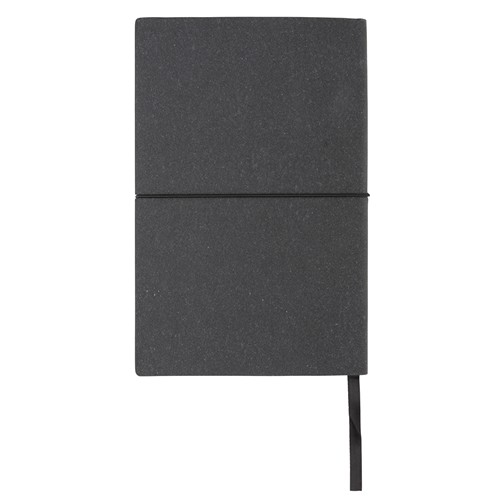 gray Libreta A5 de cuero reciclado GRS