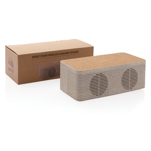 Enceinte 5W avec chargeur à induction en fibre de paille thumbnail 9