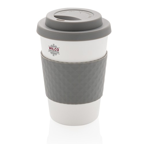 gray Taza de café reutilizable 270ml