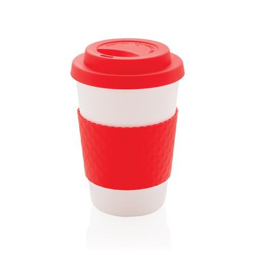red Taza de café reutilizable 270ml