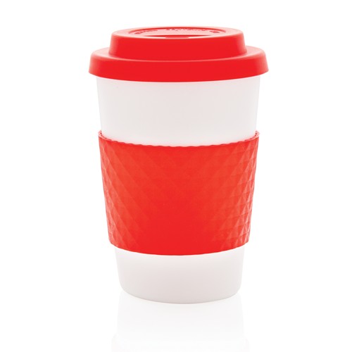 red Taza de café reutilizable 270ml