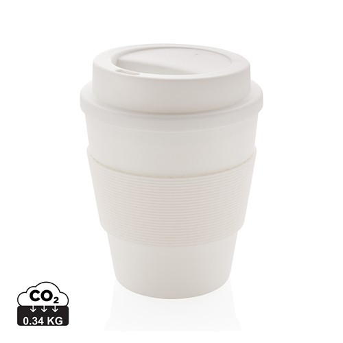 Mug en PP recyclable avec couvercle à vis 350ml - 1
