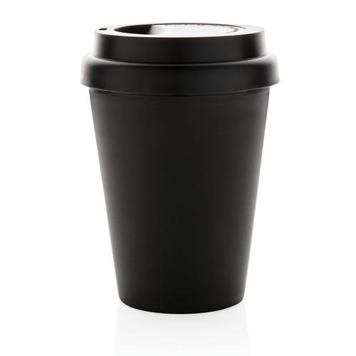 Taza de café reutilizable de doble pared 300ml