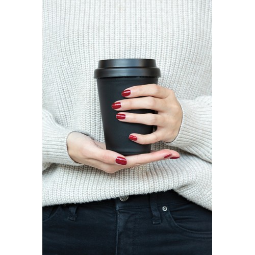 Taza de café reutilizable de doble pared 300ml