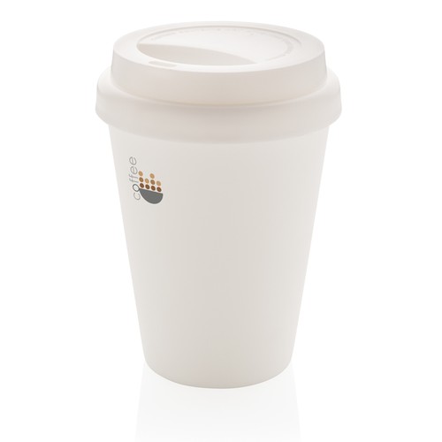 Taza de café reutilizable de doble pared 300ml