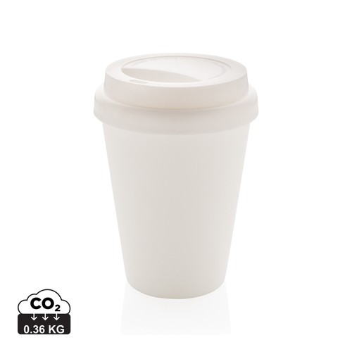 TAZA DE CAFÉ REUTILIZABLE DE DOBLE PARED 300ML