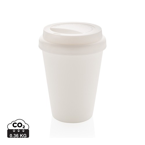 TAZA DE CAFÉ REUTILIZABLE DE DOBLE PARED 300ML