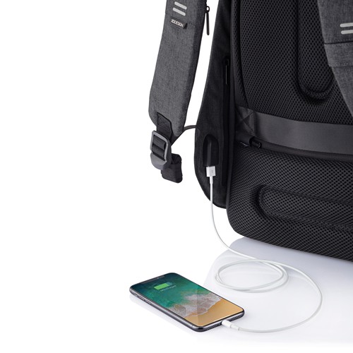 antracita Bobby Hero Small, mochila antirrobo