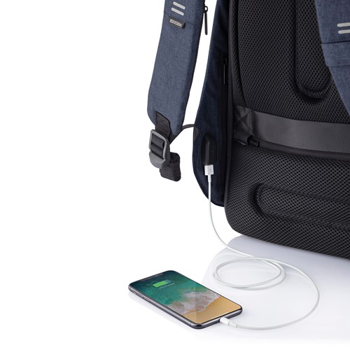 azul marino Bobby Hero Small, mochila antirrobo