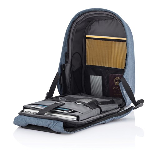 azul claro Bobby Hero Small, mochila antirrobo
