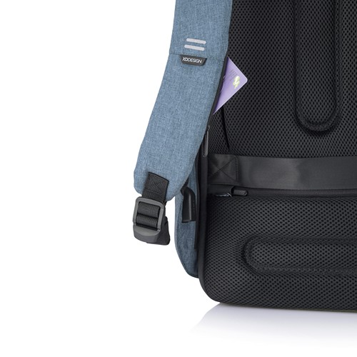 azul claro Bobby Hero Small, mochila antirrobo