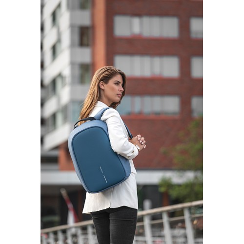 azul claro Bobby Hero Small, mochila antirrobo