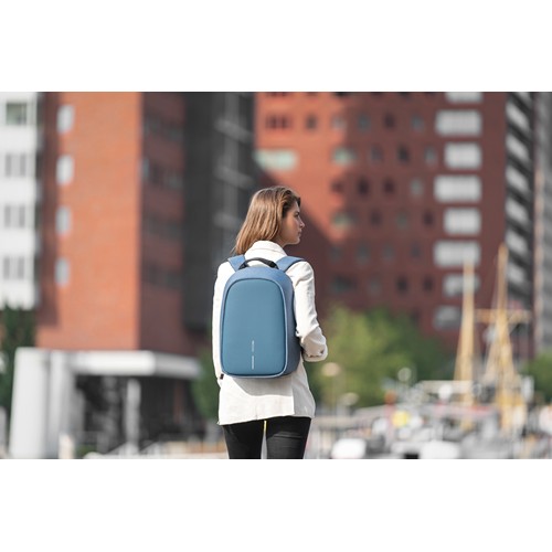azul claro Bobby Hero Small, mochila antirrobo