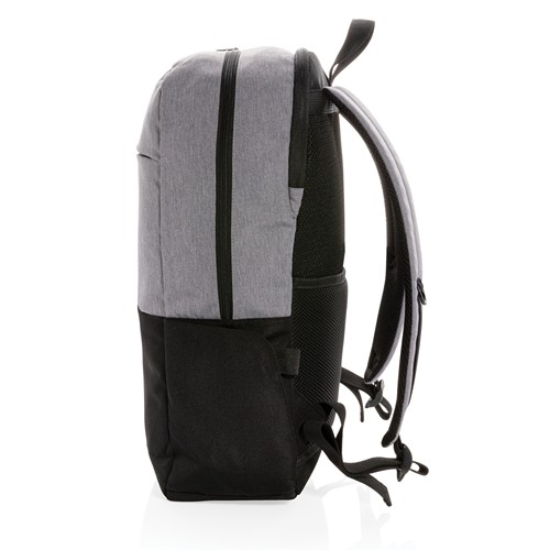 black Mochila moderna ordenador 15,6¨ USB y RFID sin PVC
