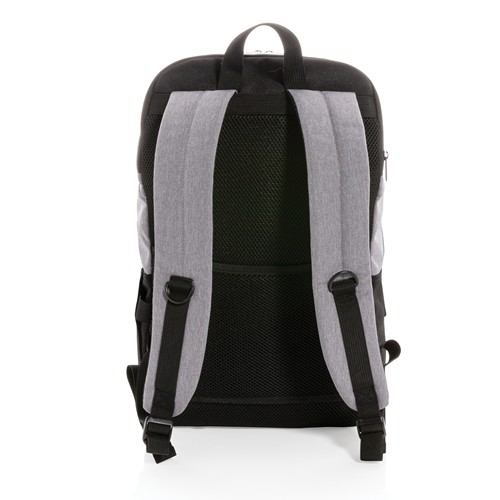 black Mochila moderna ordenador 15,6¨ USB y RFID sin PVC