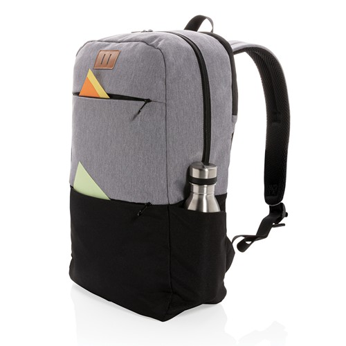 black Mochila moderna ordenador 15,6¨ USB y RFID sin PVC