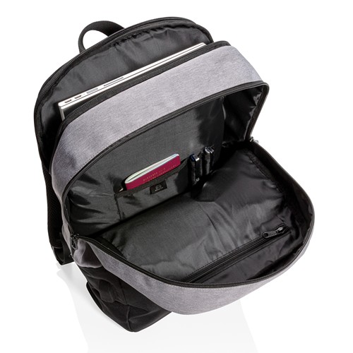 black Mochila moderna ordenador 15,6¨ USB y RFID sin PVC