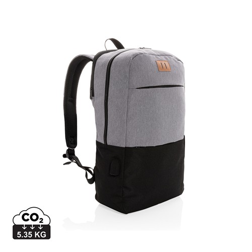 Sac à dos ordinateur 15,6" avec USB et anti RFID - 1