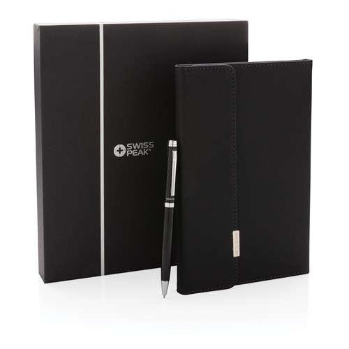 Set carnets de notes A5 et stylo Swiss Peak - 10