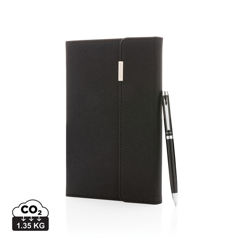 Set carnets de notes A5 et stylo Swiss Peak - 1