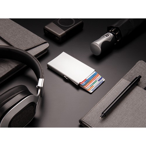 Tarjetero RFID de aluminio estándar