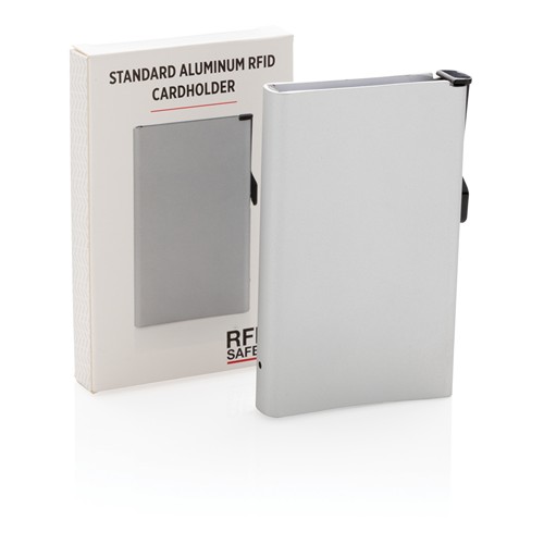 Tarjetero RFID de aluminio estándar