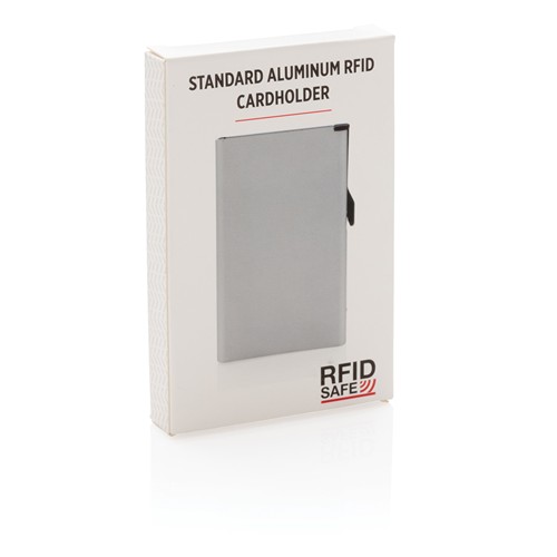 Tarjetero RFID de aluminio estándar