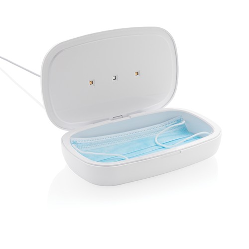 Boîte de stérilisation UV-C avec chargeur sans fil 5W - 8