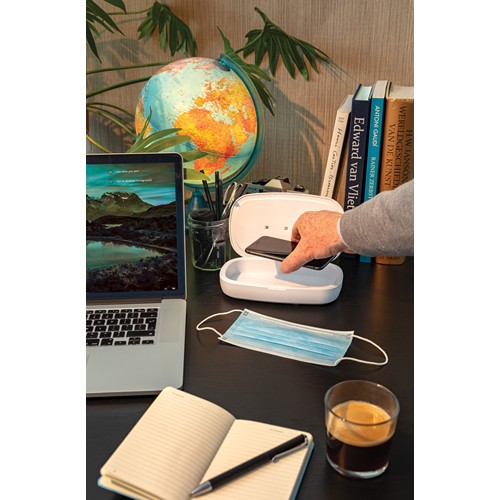 Boîte de stérilisation UV-C avec chargeur sans fil 5W - 17