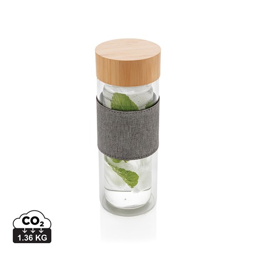 BOTELLA IMPACT DE VIDRIO DE BOROSILICATO DE DOBLE PARED