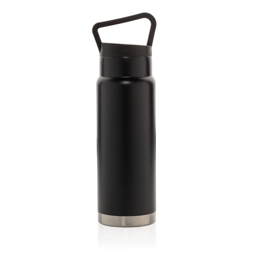 black Botella al vacío antigoteo con asa