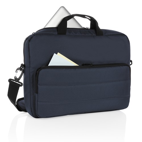 azul marino Maletín Impact AWARE ™ RPET 15,6