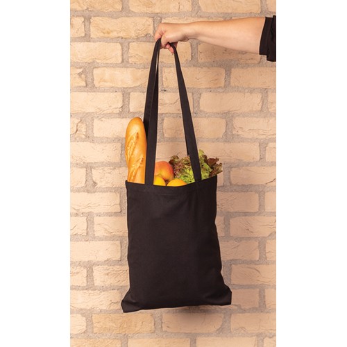 black Bolsa de algodón reciclado Impact Aware ™