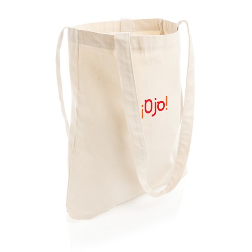 de blanco Bolsa de algodón reciclado Impact Aware ™