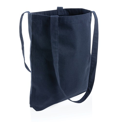 azul marino Bolsa de algodón reciclado Impact Aware ™