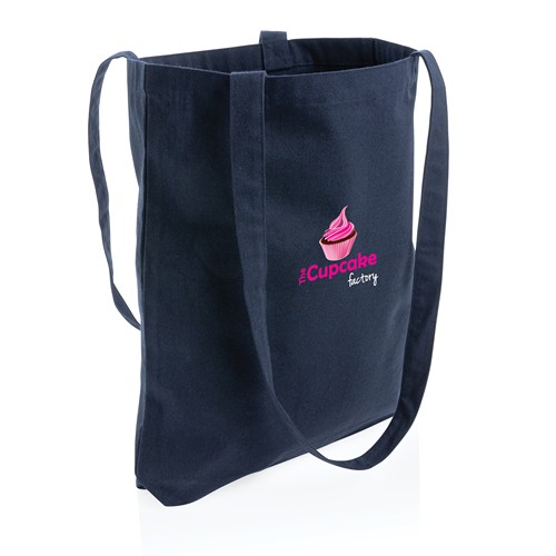 azul marino Bolsa de algodón reciclado Impact Aware ™
