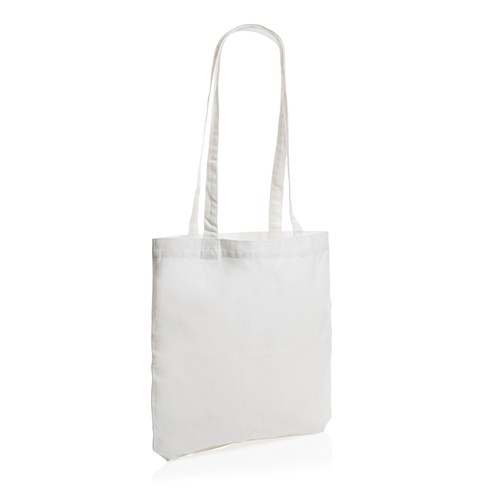 white Bolsa de algodón reciclado Impact Aware ™