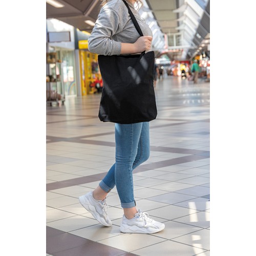 black Bolsa de algodón reciclado Impact Aware ™