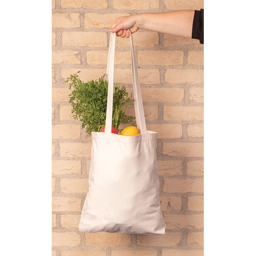 de blanco Bolsa de algodón reciclado Impact Aware ™