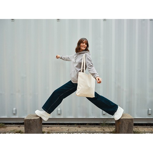 de blanco Bolsa de algodón reciclado Impact Aware ™